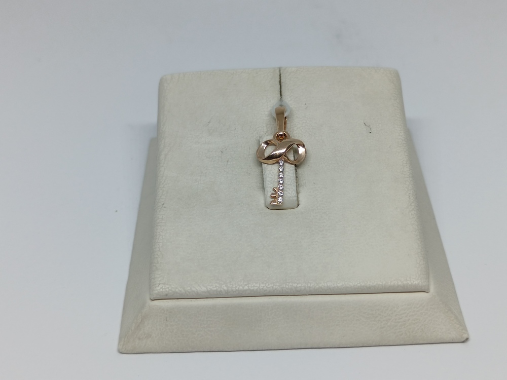 ПОДКМИ585 ПОДВЕСКА С КАМНЯМИ (Au 585)