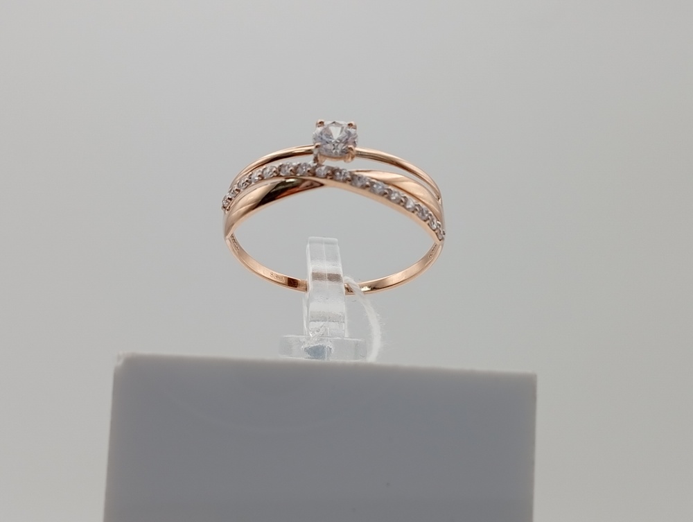 КОЛКМИ585 КОЛЬЦО С КАМНЯМИ (Au 585)