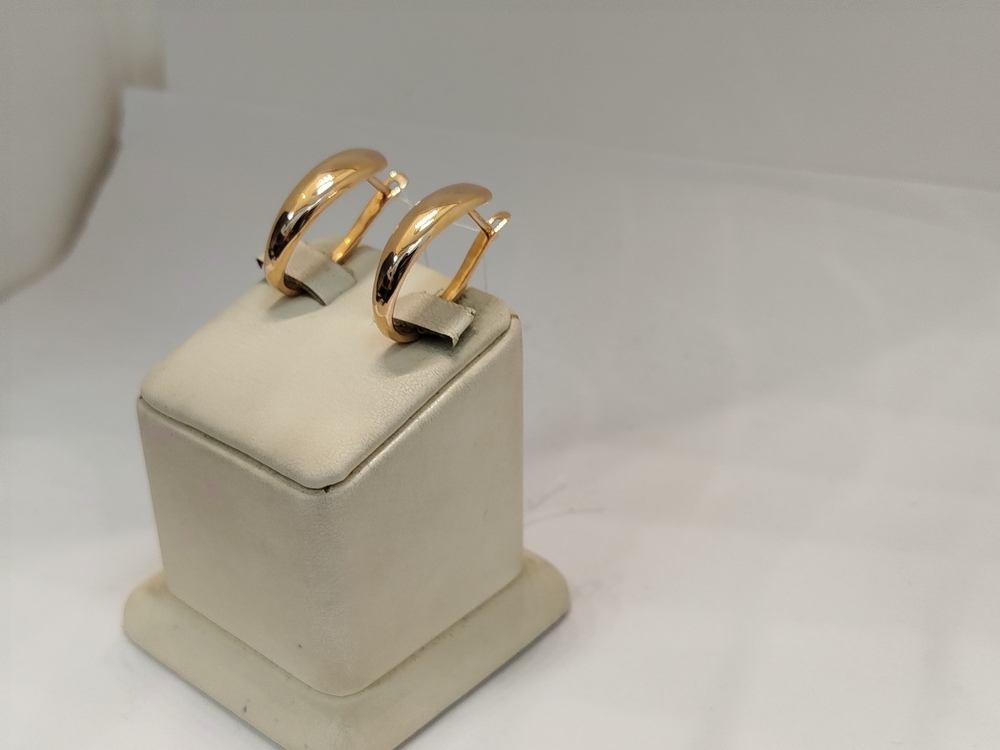 СЕРЬГИ БЕЗ КАМНЯ (Au 585)