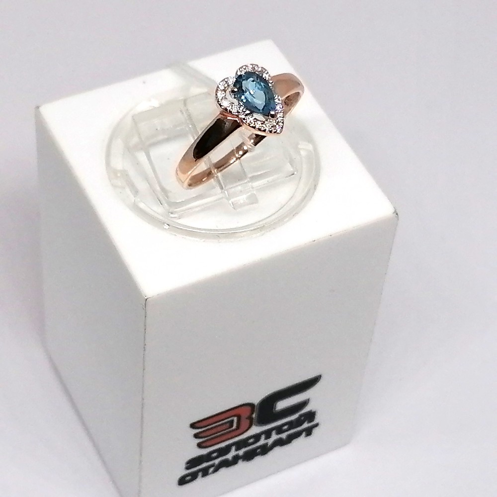 КОЛКМИ585 КОЛЬЦО С КАМНЯМИ (Au 585)