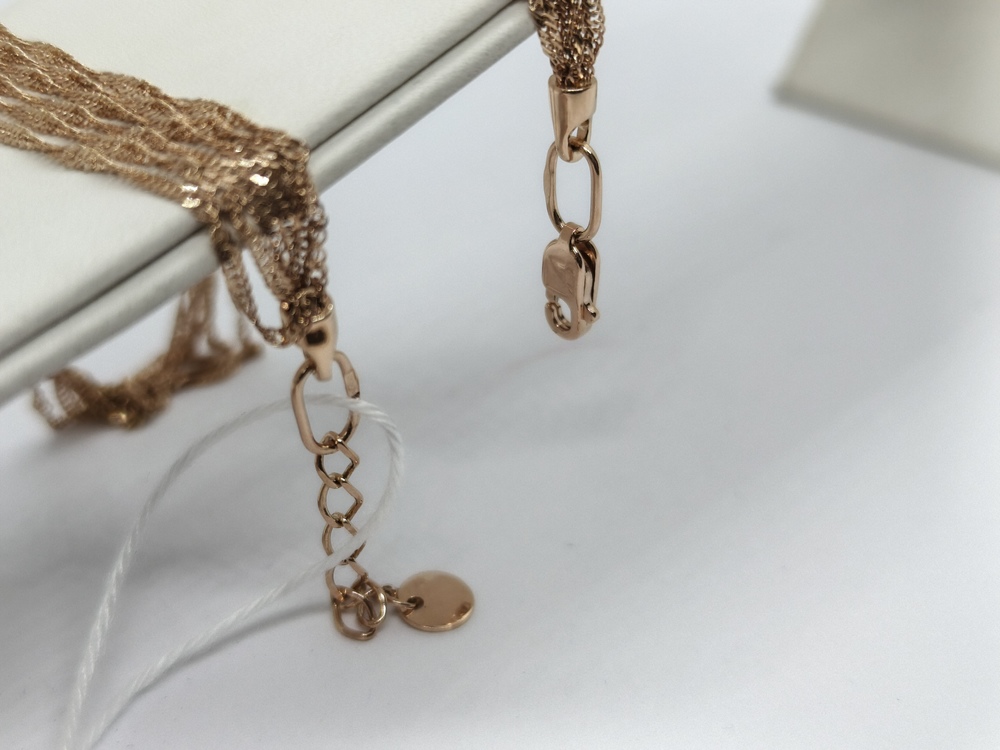 БРАСЛЕТ ПОЛНОВЕСНЫЙ Фантазия Au 585