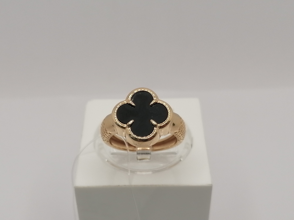 110111 КОЛЬЦО С КАМНЕМ (Au 585)