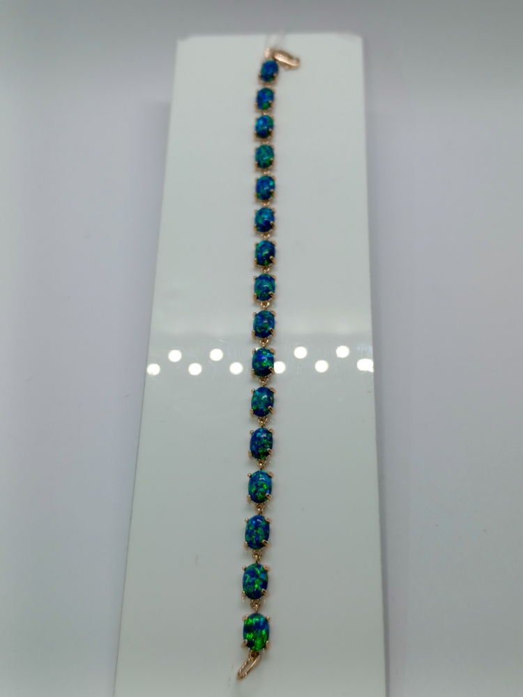 БРАСЛЕТ С КАМНЯМИ (Au 585)