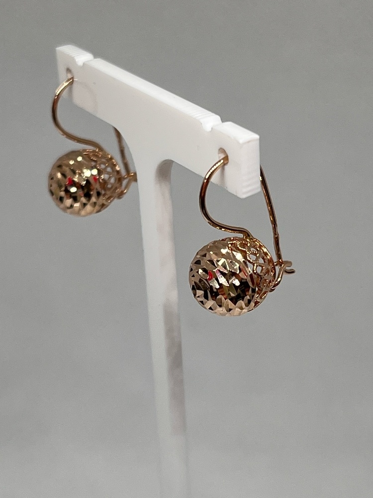 СЕРЬГИ БЕЗ КАМНЯ (Au 585)