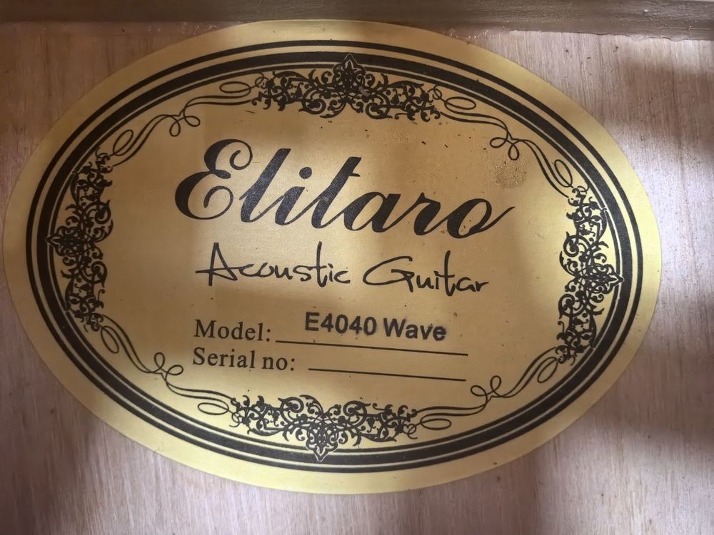 Гитара акустическая Elitaro E4040 Wave