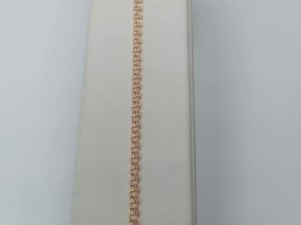 7040270-17 БРАСЛЕТ ПОЛНОВЕСНЫЙ Лав (Au 585)