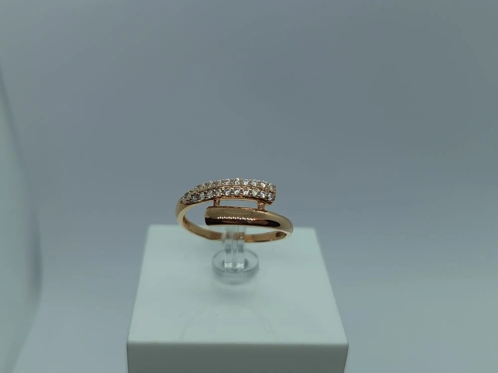 КОЛКМИ585 КОЛЬЦО С КАМНЯМИ (Au 585)