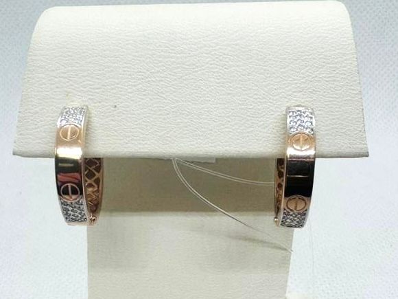 СЕРЬГИ С КАМНЯМИ (Au 585)