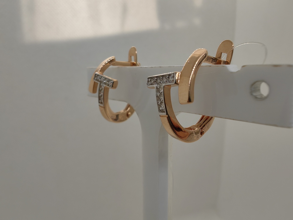 СЕРЬГИ С КАМНЯМИ (Au 585)