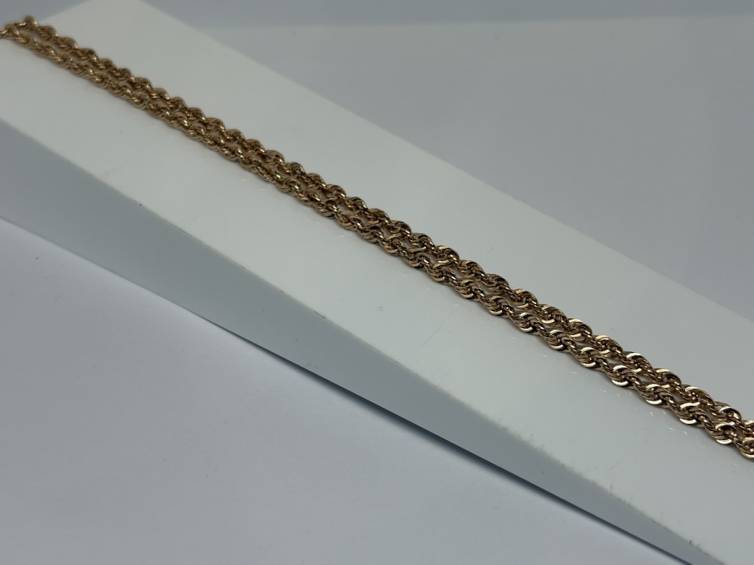 ЦЕПЬ ПУСТОТЕЛАЯ Веревка (Au 585)