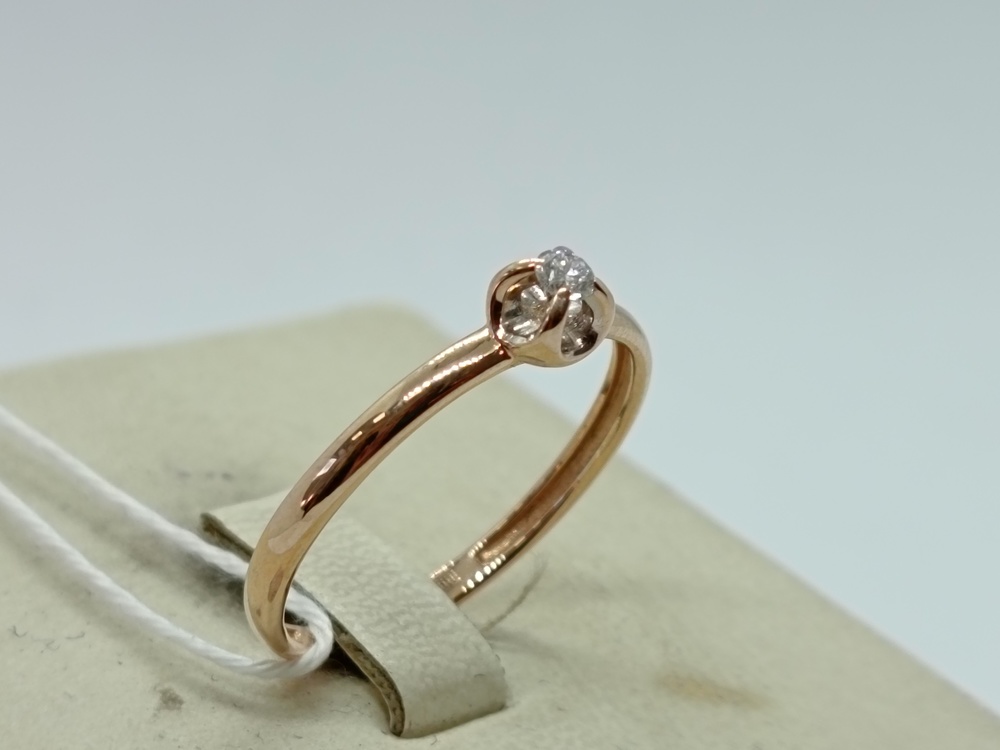 КОЛЬЦО БРИЛЛИАНТ Au 585