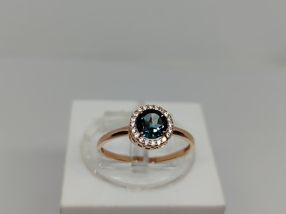 КОЛКМИ585 КОЛЬЦО С КАМНЯМИ (Au 585)