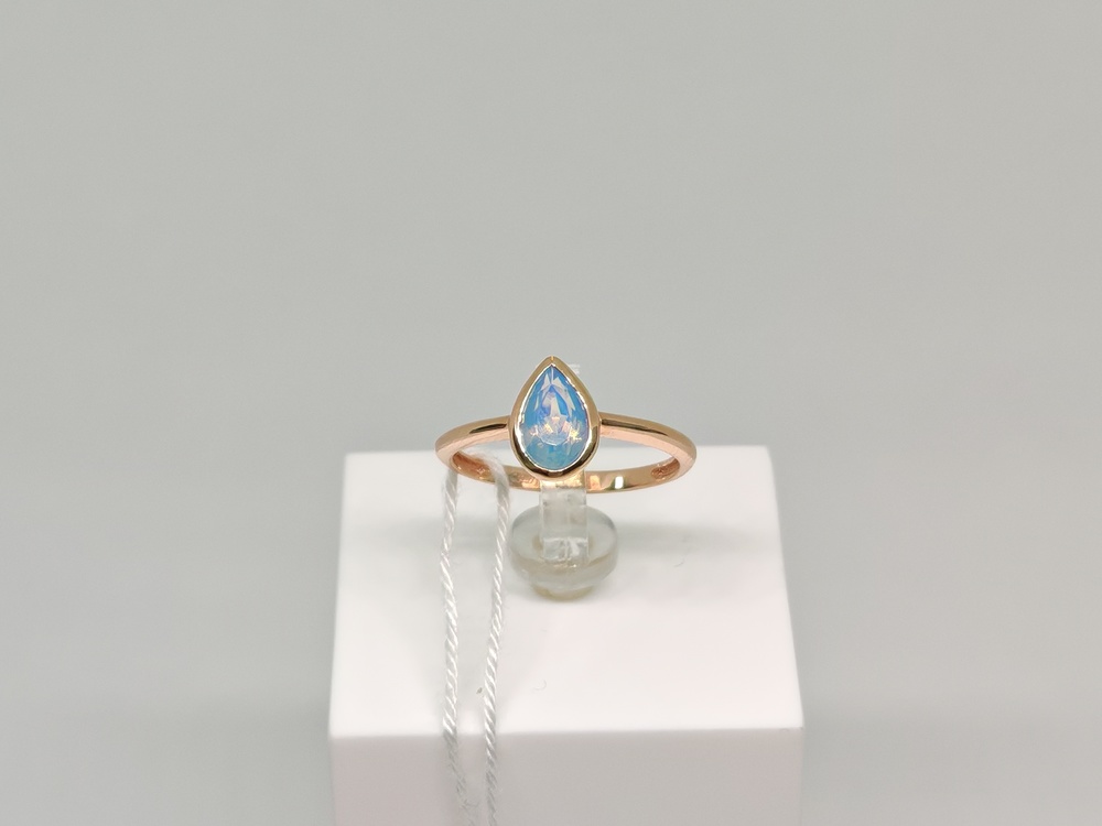 КОЛКМ585 КОЛЬЦО С КАМНЕМ (Au 585)