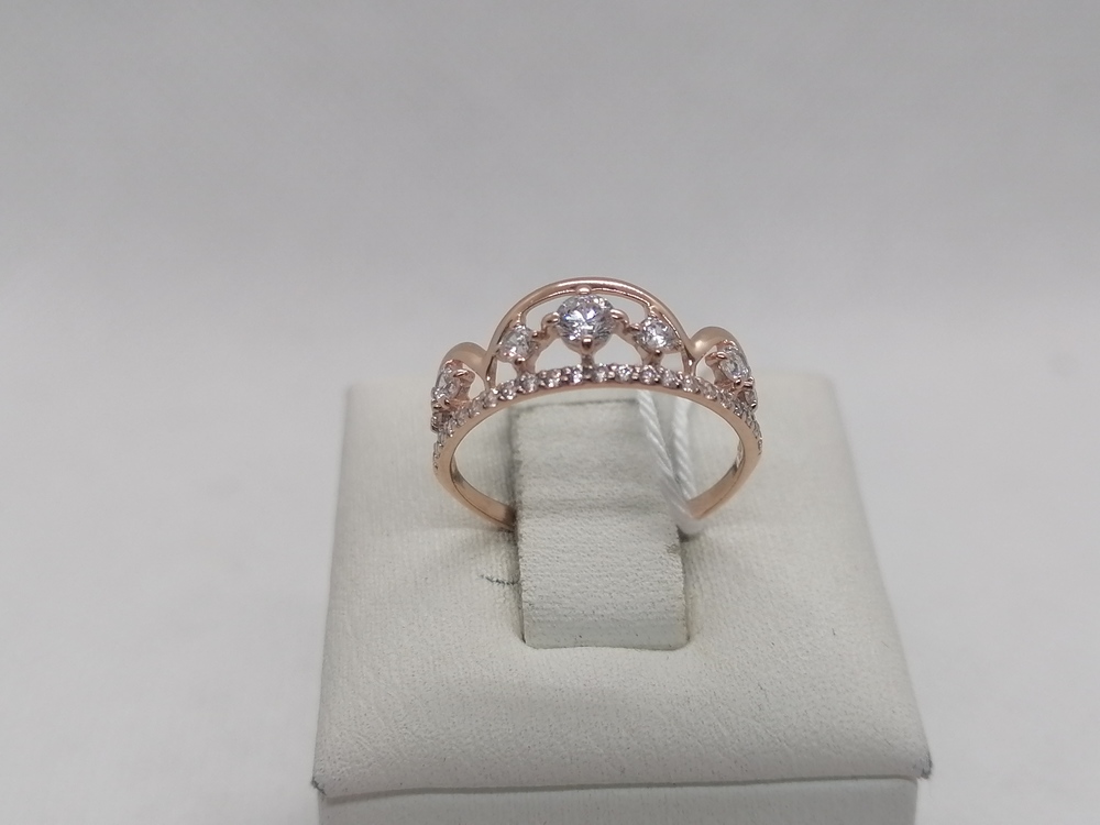 КОЛКМИ585 КОЛЬЦО С КАМНЯМИ (Au 585)