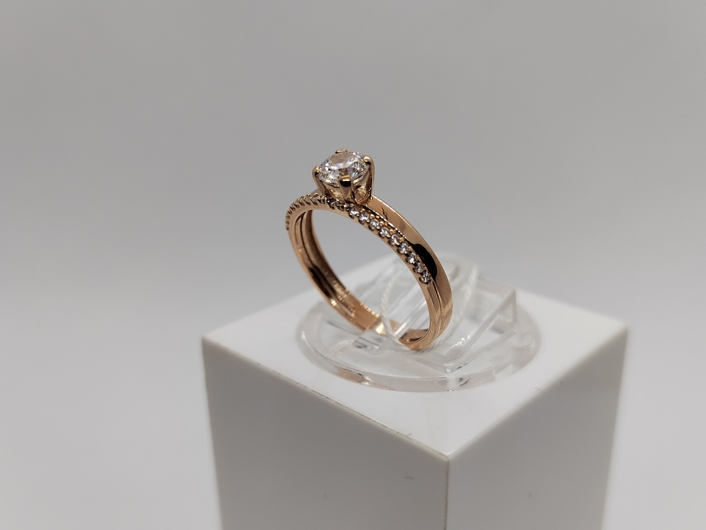 КОЛКМИ585 КОЛЬЦО С КАМНЯМИ (Au 585)