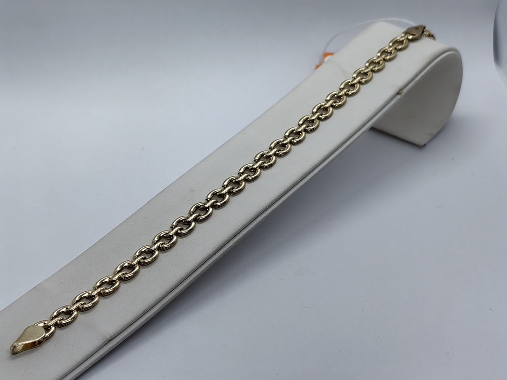 БРАСЛЕТ ПУСТОТЕЛЫЙ Фантазия Au 585