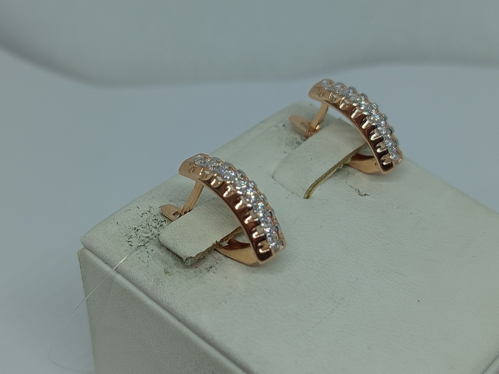 СЕРЬГИ С КАМНЯМИ (Au 585)