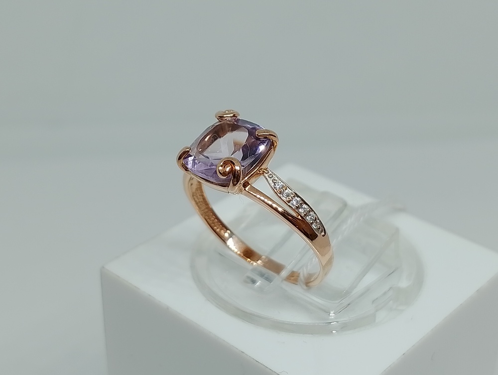 КОЛКМИ585 КОЛЬЦО С КАМНЯМИ (Au 585)