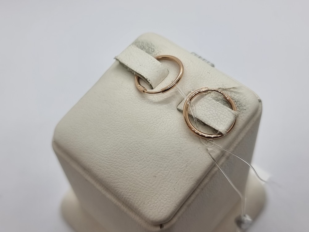 СЕРЬГИ КОНГО без камня (Au 585)