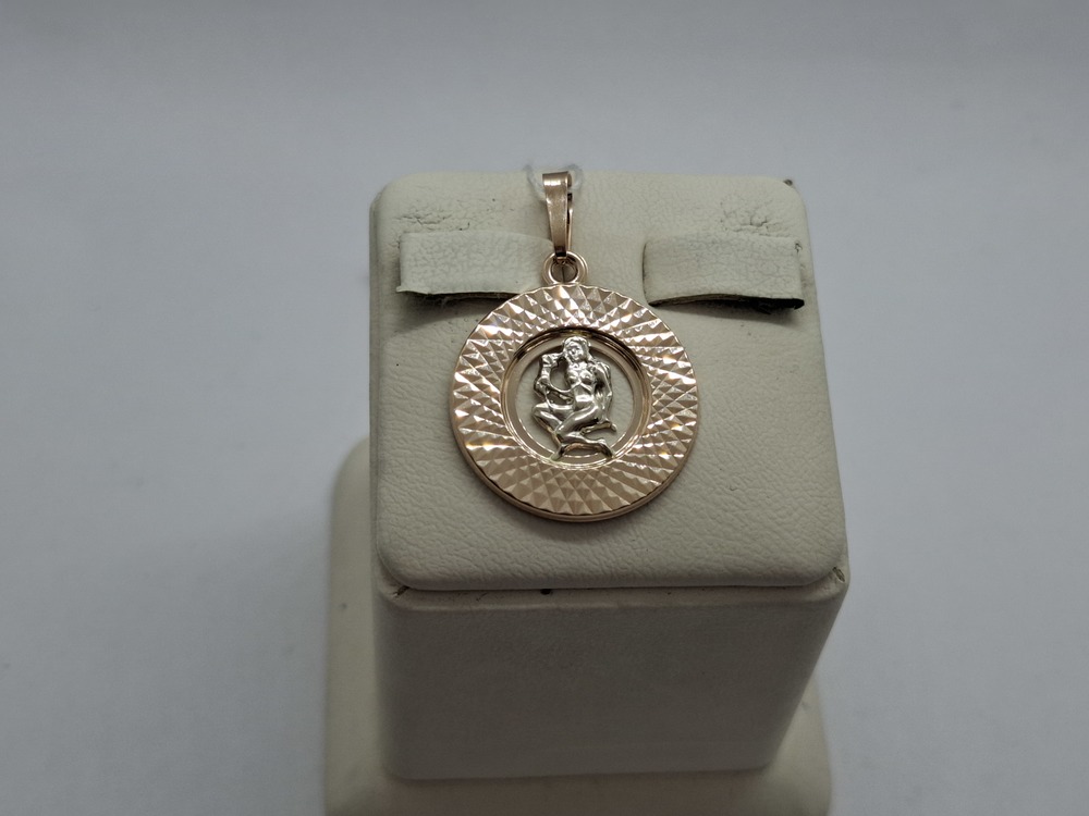 ПОДВЕСКА ЗНАК ЗОДИАКА ДЕВА (Au 585)