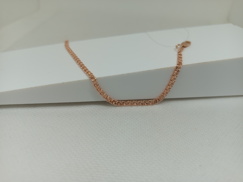 БРАСЛЕТ ПУСТОТЕЛЫЙ Бисмарк (Au 585)