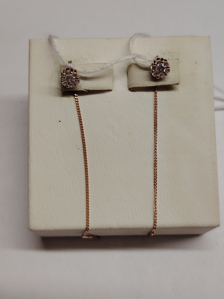 СПРО585 СЕРЬГИ ПРОДЕВКИ (Au 585)