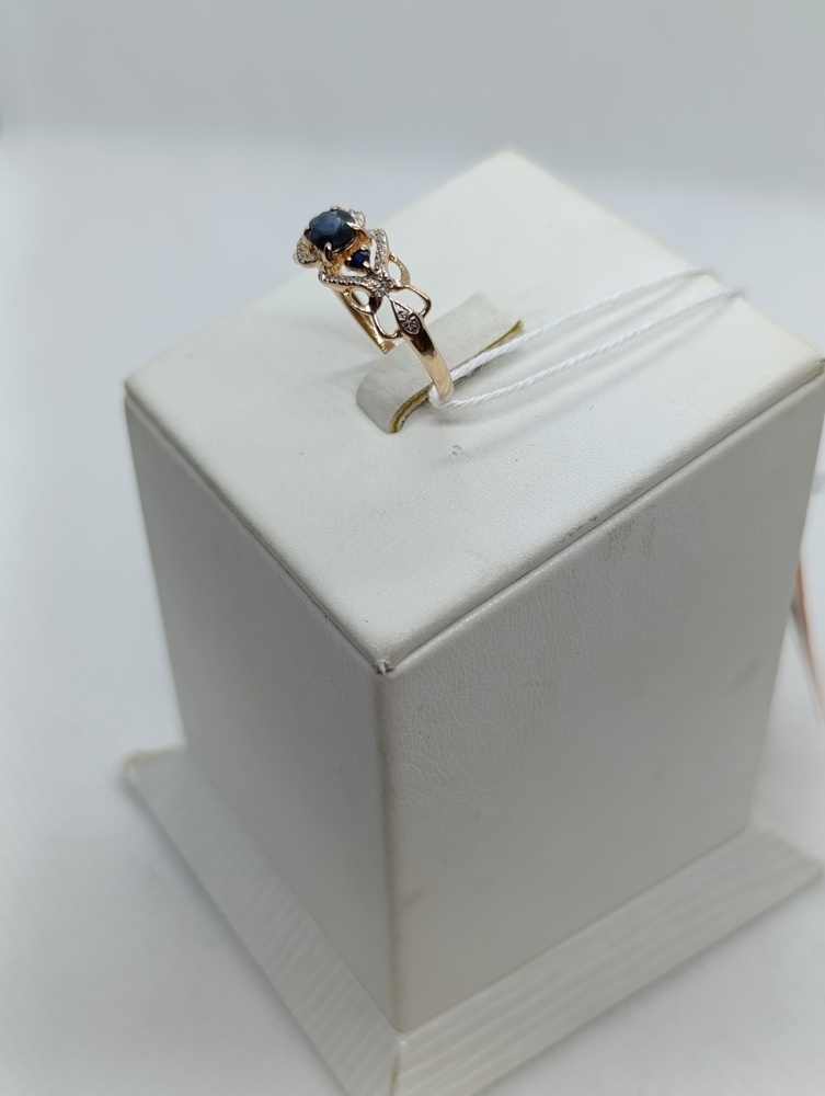 КОЛКМИ585 КОЛЬЦО С КАМНЯМИ (Au 585)