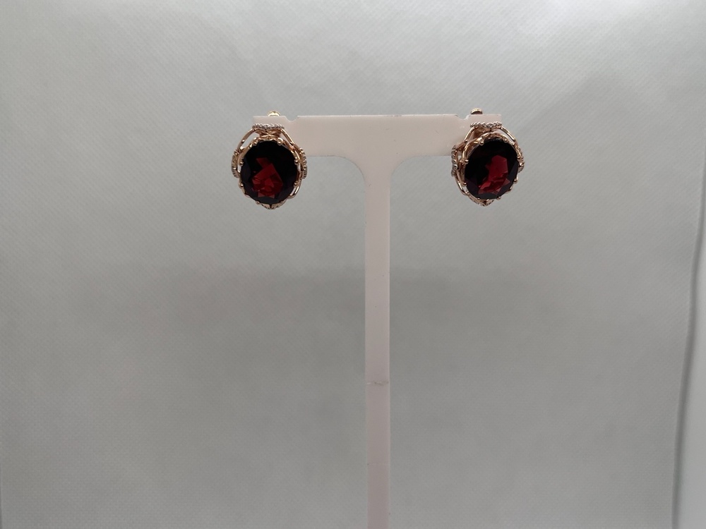 СЕРЬГИ С КАМНЯМИ (Au 585)