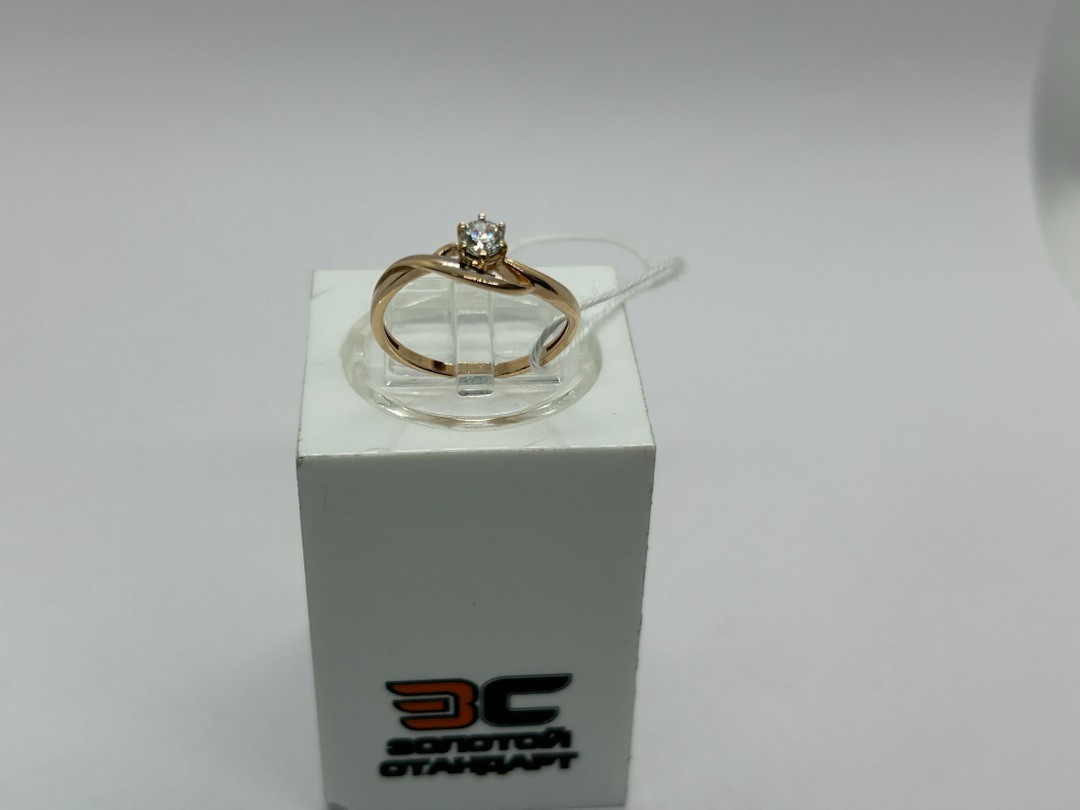 КОЛКМ585 КОЛЬЦО С КАМНЕМ (Au 585)