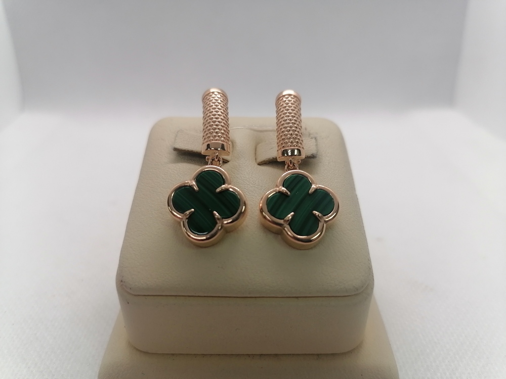 СЕРЬГИ С КАМНЕМ (Au 585)