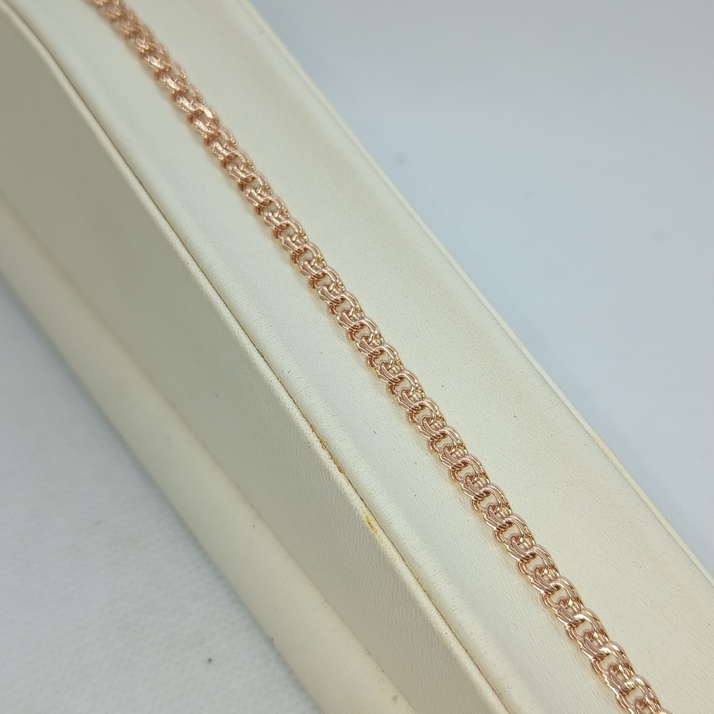 БЛБ585 БРАСЛЕТ ПОЛНОВЕСНЫЙ Бисмарк (Au 585)