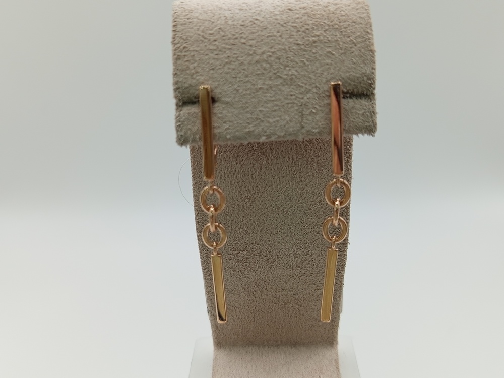 СЕРЬГИ серьга без камня (Au 585)