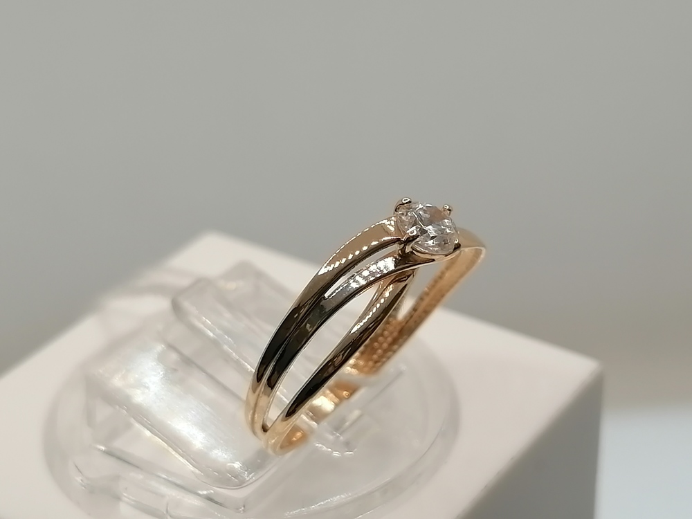 КОЛЬЦО С КАМНЕМ (Au 585)