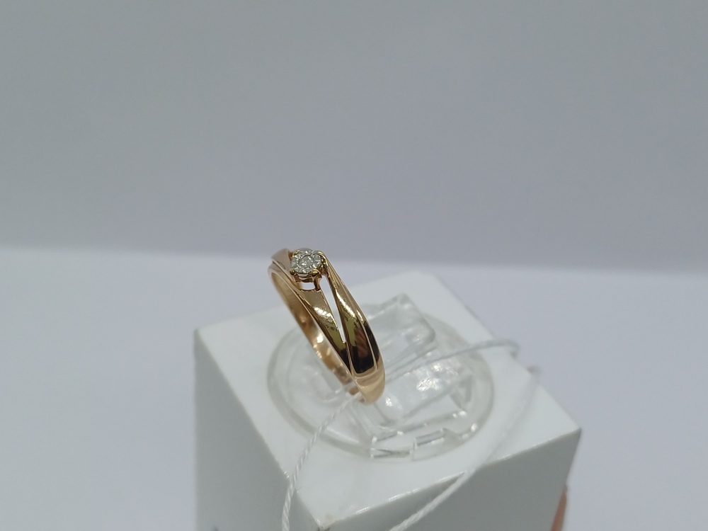 КОЛЬЦО БРИЛЛИАНТ Au 585