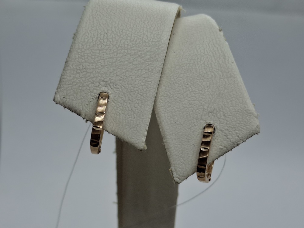 СЕРЬГИ БЕЗ КАМНЯ (Au 585)