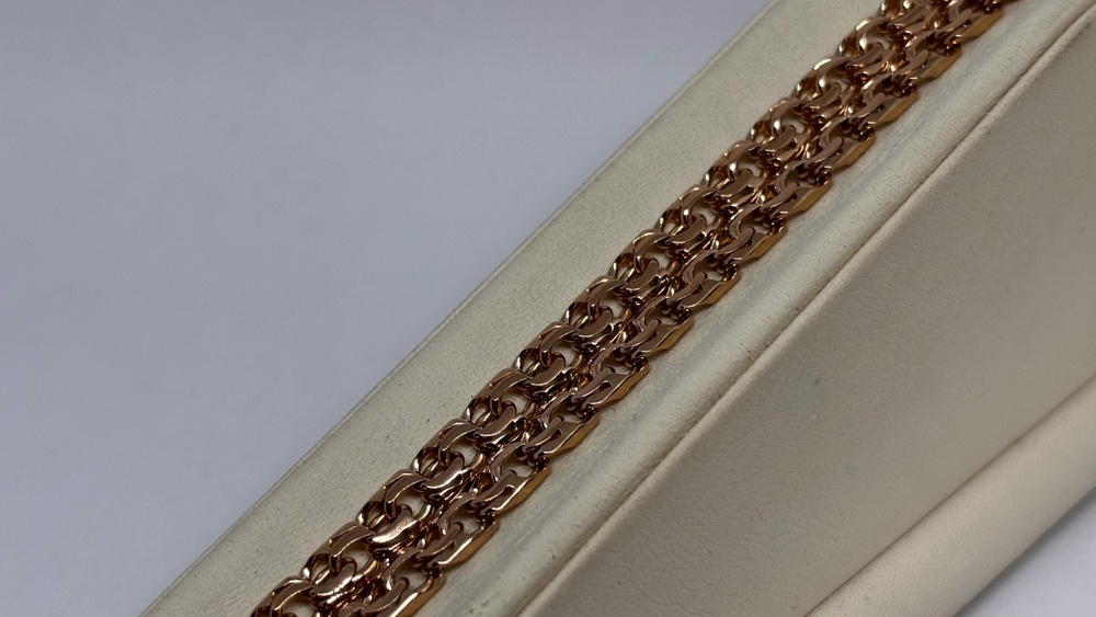 ЦЕПЬ ПОЛНОВЕСНАЯ Бисмарк (Au 585)