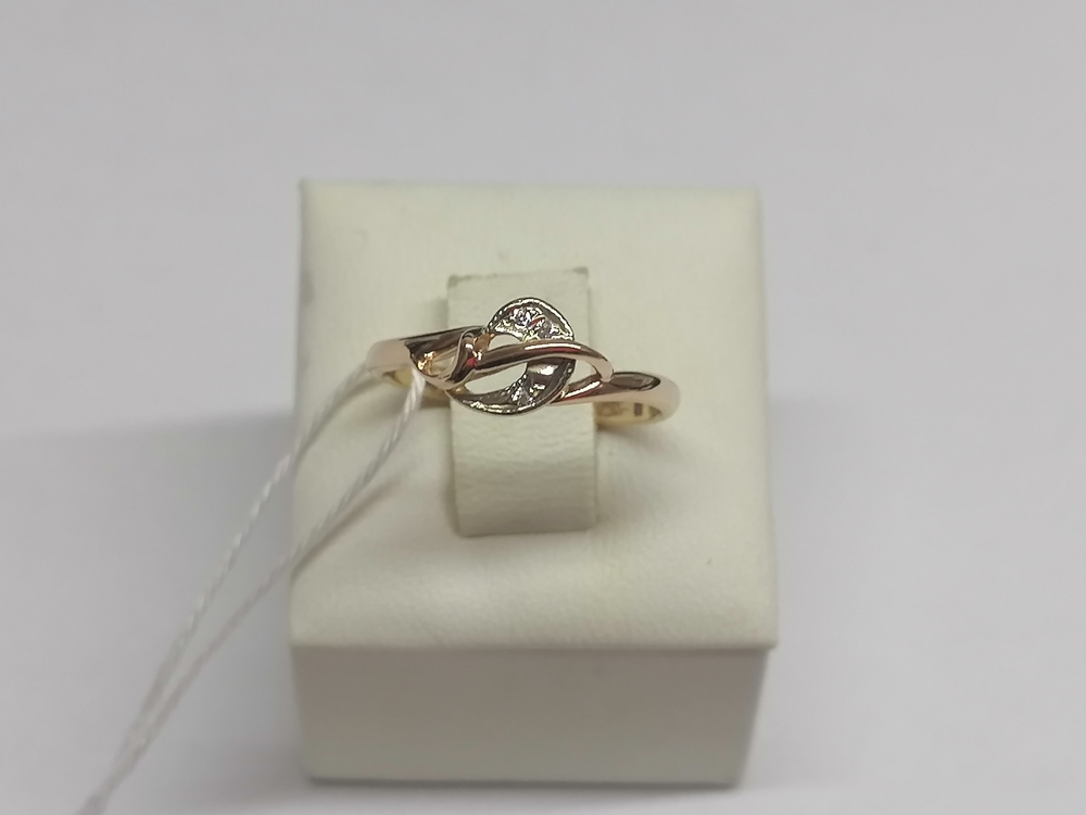 КОЛКМИ585 КОЛЬЦО С КАМНЯМИ (Au 585)