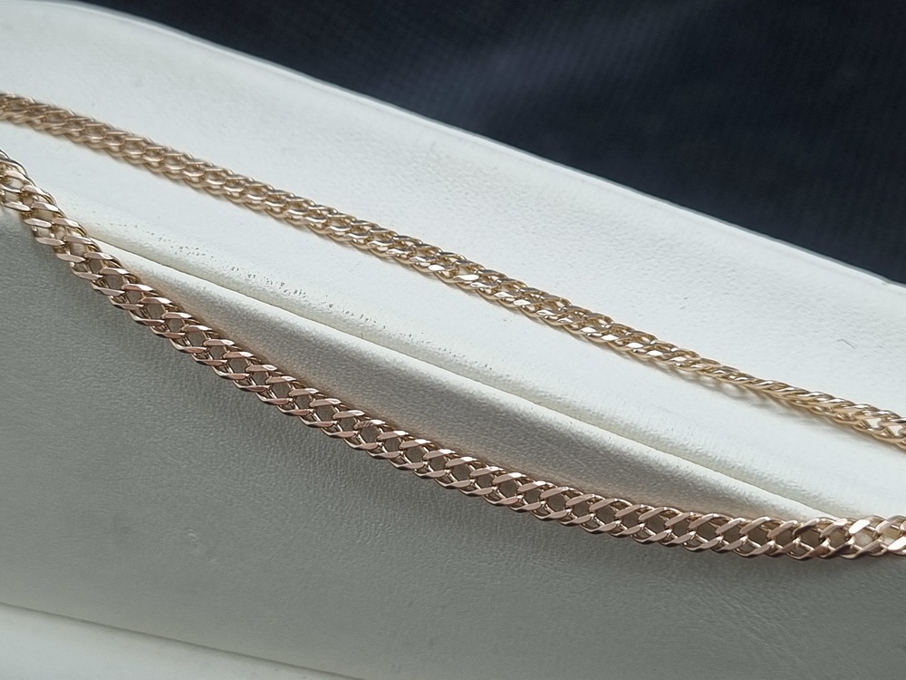 ЦЕПЬ ПОЛНОВЕСНАЯ Ромб двойной (Au 585)