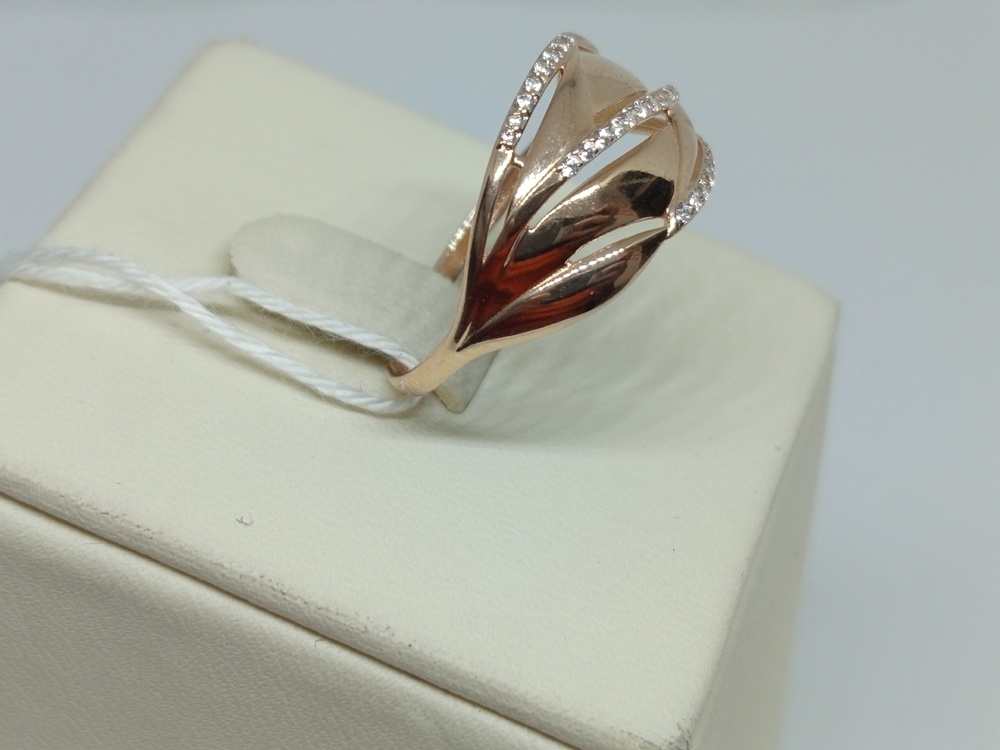 КОЛКМИ585 КОЛЬЦО С КАМНЯМИ (Au 585)