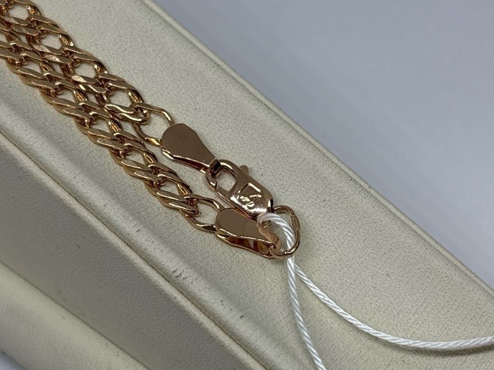 ЦЕПЬ ПОЛНОВЕСНАЯ Ромб двойной (Au 585)