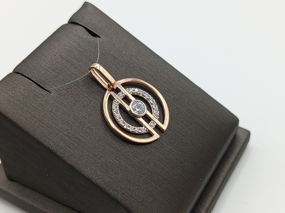 ПОДВЕСКА С КАМНЯМИ (Au 585)