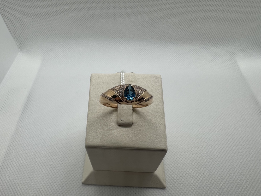 КОЛКМИ585 КОЛЬЦО С КАМНЯМИ (Au 585)