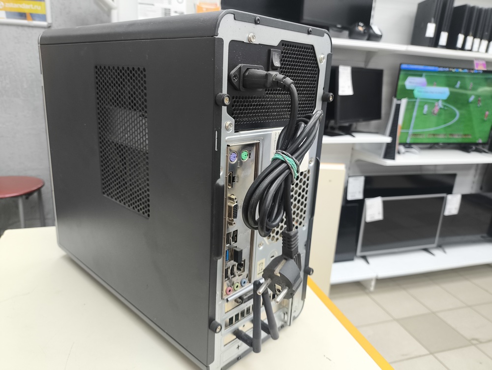 Системный блок DEXP; Core i3-9100F, GeForce GTX 1050 Ti, 32 Гб, 256 Гб, 1 Tb