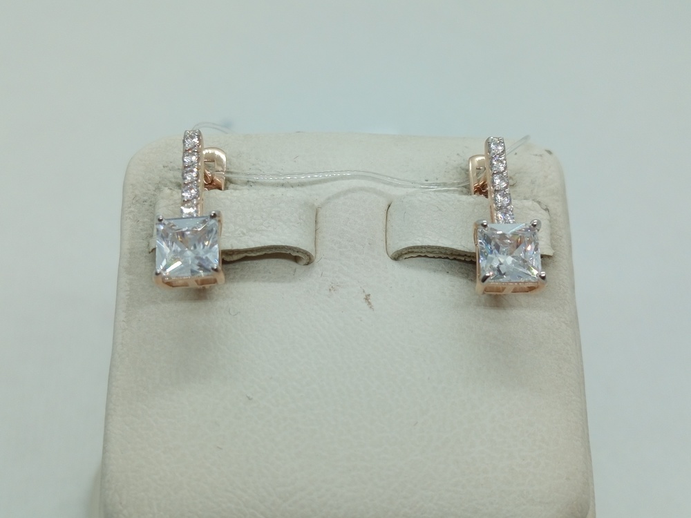 СЕРЬГИ С КАМНЯМИ (Au 585)