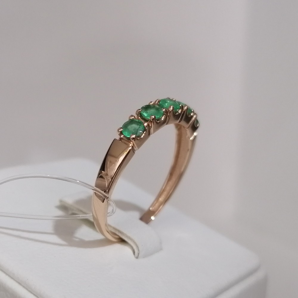 КОЛЬЦО ИЗУМРУД (Au 585)