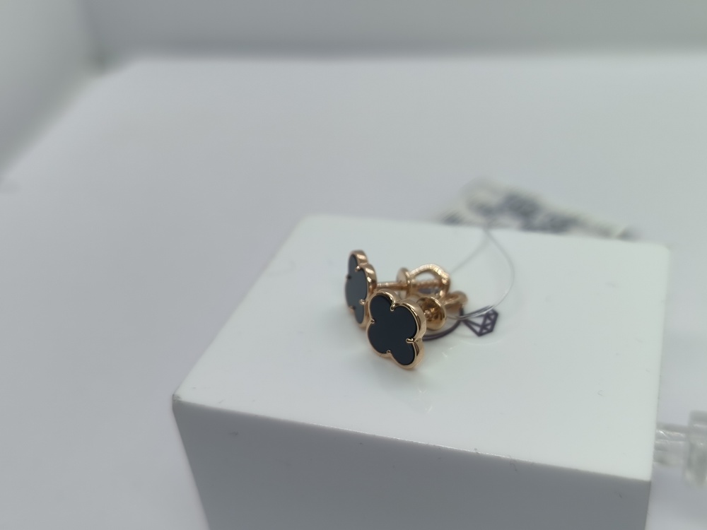 СЕРЬГИ ПУСЕТЫ с камнем (Au 585)