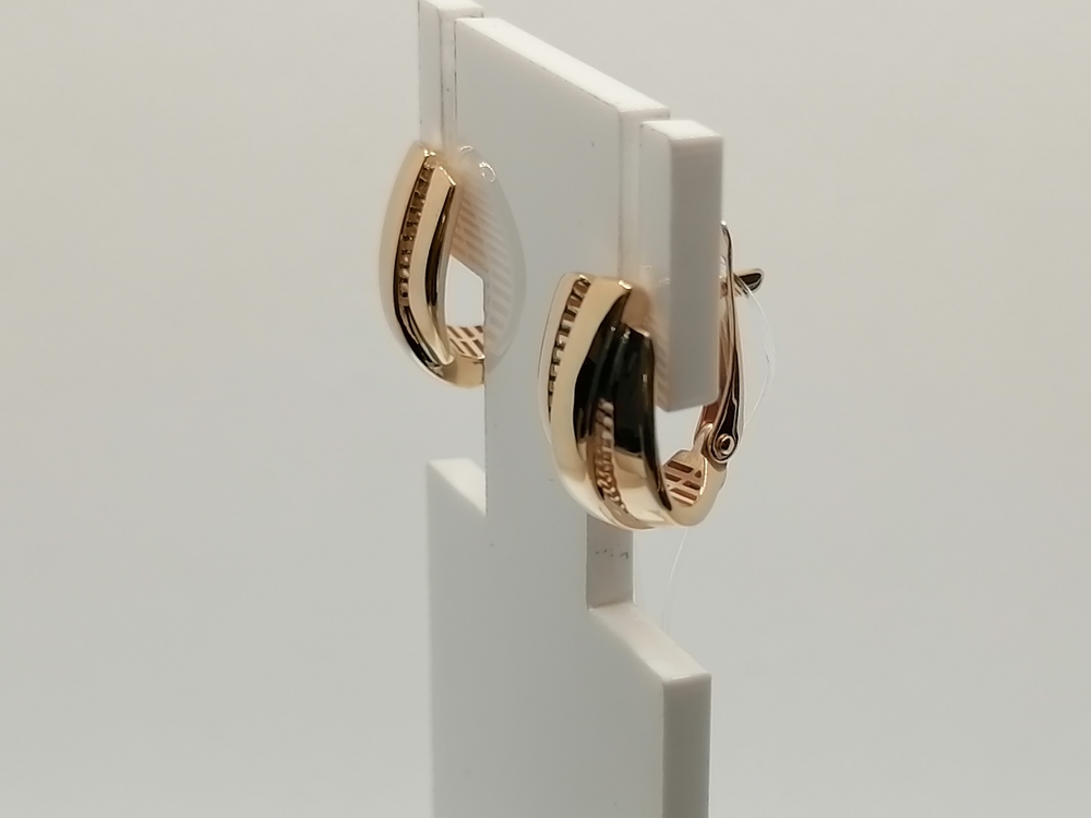 СЕРЬГИ БЕЗ КАМНЯ (Au 585)