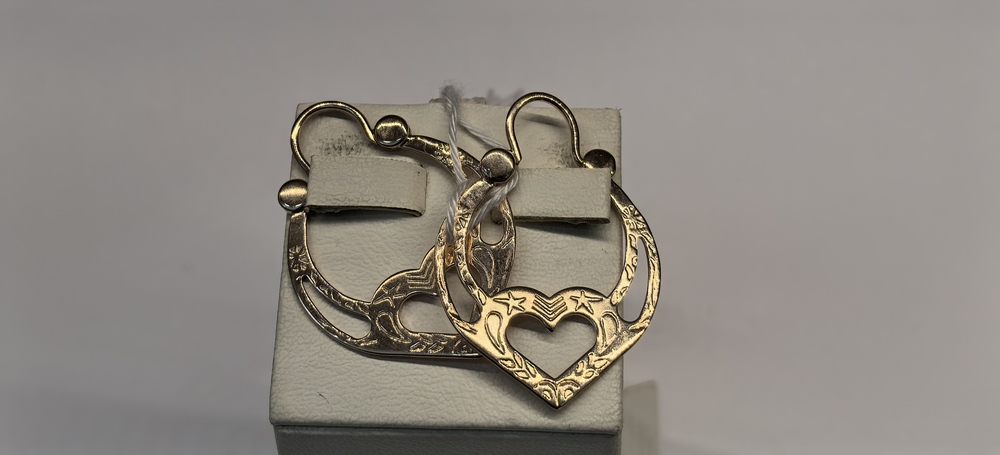 СБКМ583 СЕРЬГИ БЕЗ КАМНЯ (Au 583)