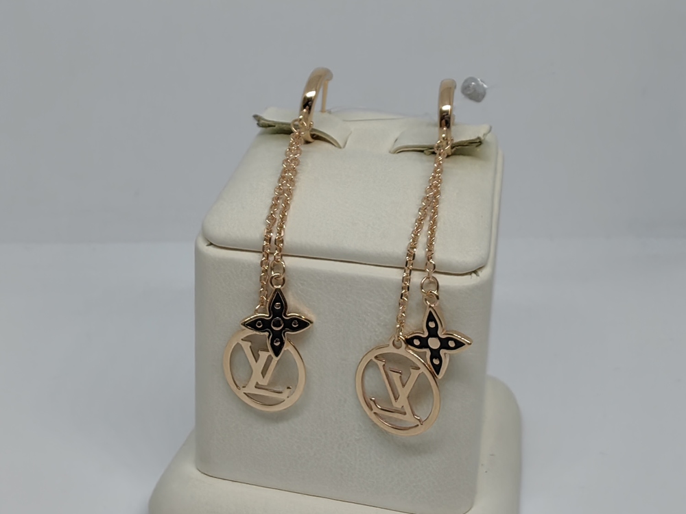 СЕРЬГИ ЭМАЛЬ (Au 585)