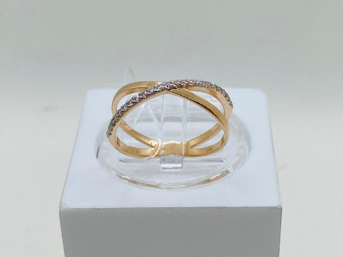018573 КОЛЬЦО С КАМНЯМИ (Au 585) 018573 КОЛЬЦО С КАМНЯМИ (Au 585)